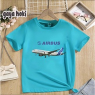 Children's T-shirt with Airbus A320 Image, Premium Unisex Cotton Material