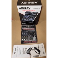 Mixer Audio ASHLEY PREMIUM 4 / PREMIUM4 4 Channel Equalizer Original Effect Reverb 99 Dsp