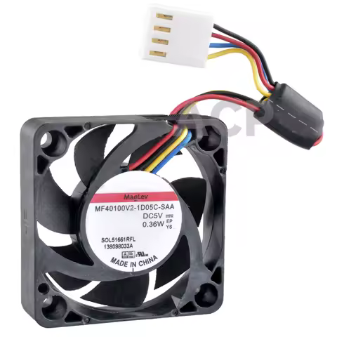 MF40100V2-1D05C-SAA PA4010S05HN2 4cm 40mm Fan 40x40x10mm DC5V 0.36W 0.50A 4pin High Speed Cooling Fa
