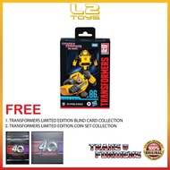 Transformers Toys Studio Series Deluxe The Transformers:The Movie 86-29 Bumblebee, 4.5-inch Converti