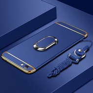 LANLIN For OPPO A71k OPPO A71 Phone Case 3 in 1 Anti-Scratch Shockproof Cover Electroplate Frame wit