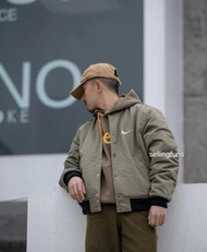 Stüssy x Nike Reversible Bomber Jacket  重磅聯名立領雙面刺繡夾棉夾克 棒球棉服外套
