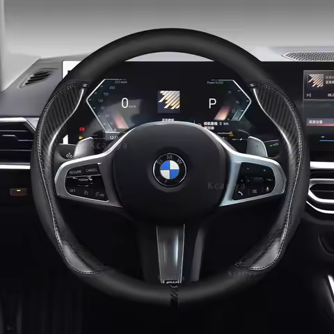 Car Steering Wheel Cover For BMW M X1 X2 X3 X4 X5 X6 X7 E46 E39 E36 E90 E92 E82 E87 E60 E70 E72 F01 