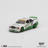 Mini GT 1:64 xe mô hình 190e 2.5 16 EVO II 1991 DTM zakspeed #20 schumacher hợp kim đúc #366 LHD