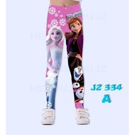CLEARANCE J2 Frozen leggings 334A (3/5/10y)