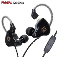FAAEAL KBEAR KS1 In Ear Earphones Dual Magnectic Circuit Dynamic Wired Headphones Deep Bass Gaming E