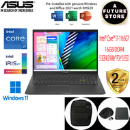 Asus VivoBook 15 OLED K513E-AL13564WS 15.6'' FHD Laptop Indie Black ( I7-1165G7, 16GB, 512GB SSD, Intel, W11, HS )