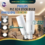 PHILIPS PLC STICK BULB G24 7.5W 9W PLC LED BULB (Daylight / Coolwhite / Warmwhite) Light Bulb Mentol