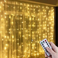 ❤️SG Seller❤️ LED Curtain Lights, Fairy Lights, Backdrop Lights, Party Lights, L3M x W2/3M Curtain F