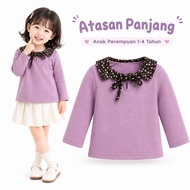 Girls' Tops Ages 1-4 Years Long Sleeves (1807.41)