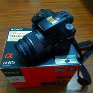 【出售】SONY A65 數位單眼相機 公司貨 盒裝完整 9成新