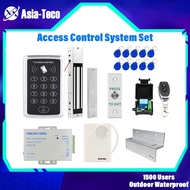 Access Control System Set EM Card Reader Door 1500Users Kit Waterproof with 280KG Magnetic Lock