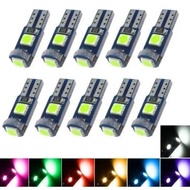 MATA T5 INDICATOR SPEEDOMETER LED LIGHT 3 EYE SMD 12V CAR MOTORCYCLE 12 V VOLT 12VOLT COLOR CUCUK BA