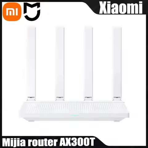 Original Xiaomi MIJIA AX3000T Router 2.4GHz 5GHz 1.3GHz CPU 2X2 160MHz WAN LAN LED NFC Connection fo