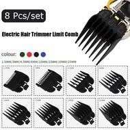 TimeHebay8Pcs Universal Hair Clipper Cutting Limit Comb Guide Attachment Rep