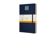 Moleskine สมุดบันทึก สมุดโน๊ต  ปกแข็ง สีน้ำเงิน ขนาดใหญ่ แบบหนา 13x21 ซม Classic Notebook Expanded Sap.Blue Large hard cover