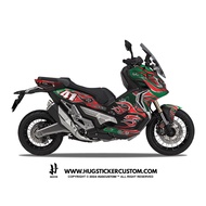 Hugsticker สติ๊กเกอร์ติดรถ สติ๊กเกอร์ X-ADV 750 ลายไฟ (Arai Fire)