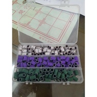 Abrasive nail grinding head, fine abrasive shell