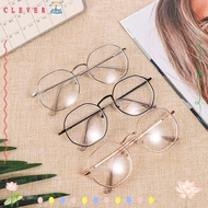 CLEVER Myopia Glasses Women Men Metal Polygon Vision Care