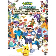 Pokemon Journey:The Series+Master Journeys+Ultimate Journeys+Aim To Be A Pokemon Master Vol.1-147 En