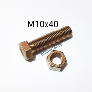 Baut Mur M10x40 ( baut 14 panjang 4 cm )