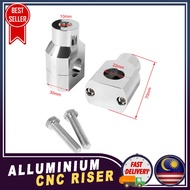 (🔥READY STOCK🔥) UNIVERSAL CNC CLAMPS RISER HANDLE BAR CLAMP FORK LIFT CUSTOM MOTORCYCLE ATV EV OFF R