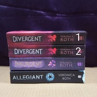 Veronica Roth: Divergent, Insurgent, Allegiant Book Series Normal-sized Paperback Authentic Preloved