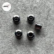 Chainring Bolt chain Ring 5 bolts steel - silver - double chainring