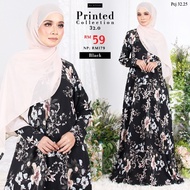 NEW Jubah Printed 32.0 PART 7 - EJ STYLE | BAJU RAYA 2022 PLUS SIZE XS-5XL Pastel Kenduri Floral Tun