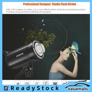 Valuemalls Godox SK300II-V Upgraded Studio Flash Light 300Ws Power GN58 5600±200K Strobe Built-in 2.