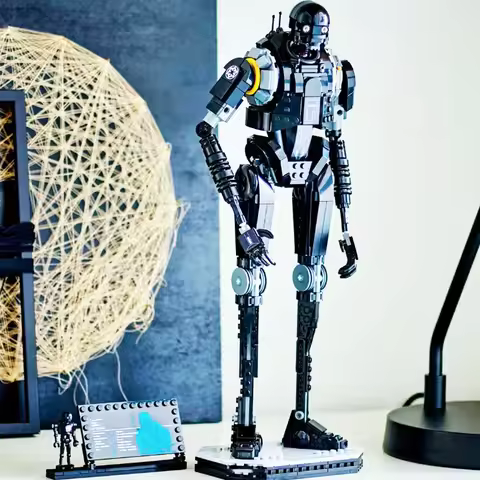 MOC 845PCS Wars Ando K-2SO Security Droid Building Blocks Puzzle Robot Model Toys Holiday Birthday F