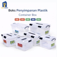 Transparent Storage Box EZ Series 10L 15L 25L 30L 35L Container Box PP Plastic Organizer Box
