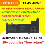 For ASUS VivoBook R570UD R570ZD X570UD X570DD X570ZD K570ZD K570UD F570ZD FX570DD FX570DD B31N1723 L