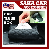 READY STOCK MALAYSIA Car tissue box sun visor paper towel holder seat tissue bag 4.8 GOOD QUALITY Pr