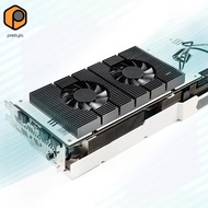 [prettyia] Graphic Card Backplane Cooler W/Dual PWM Fan Adjustable Speed for RTX 3090 3080