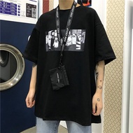 Naruto Akatsuki HipHop Printed Fashion Streetwear Men T-shirt Pakaian Atasan Cal Couple T-shirts baj
