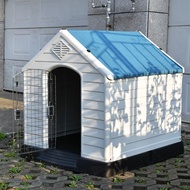 Outdoor dog cage animation version rain and sun protection S-M-L type dog house pet dog cage plastic户外宠物笼狗笼