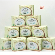 Fennel Herbal Soft Cottony Sanitary Pad 24 packs 1 carton: Antibacterial Deodorize Anti-itch Soothe 