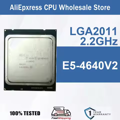 Intel Xeon E5-4640V2 10 Core 20 Thread 2.2GHz 95W 25MB Cache 22nm Ivy Bridge-EP DDR3-1600 MHz SR19R 