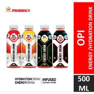 OPI ENERGY DRINK /HYDRATION DRINK WITH COCONUT WATER 500ML