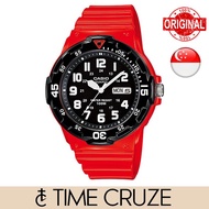 [Time Cruze] Casio MRW-200H Classic Analog Quartz Red Resin Men Watch MRW-200HC-4BVDF MRW-200HC-4B M