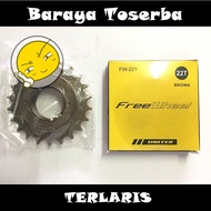 Freewheel 22T United Sprocket Sproket Sepeda MTB BMX SELI