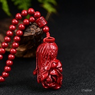 Zinan Palace Consecrated/Oven Cinnabar Purple Gold Sand Cabbage Pendant Men Women Style Carved High 
