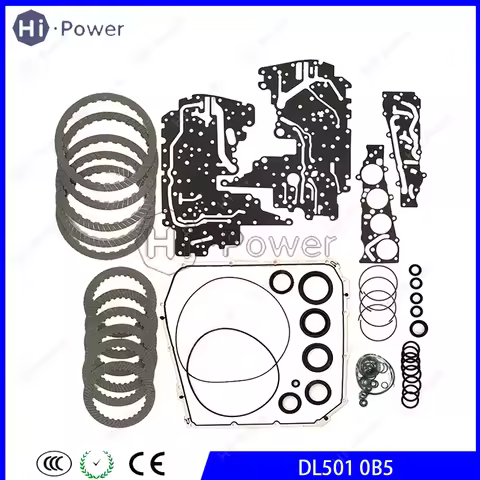 DL501 0B5 7 Speed Auto Transmission Clutch Repair Kit Friction Plate for AUDI OB5 Gearbox Clutch Ove