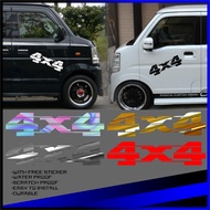 4x4 Multicab Car door sticker decals, cut-out durable &amp; high quality