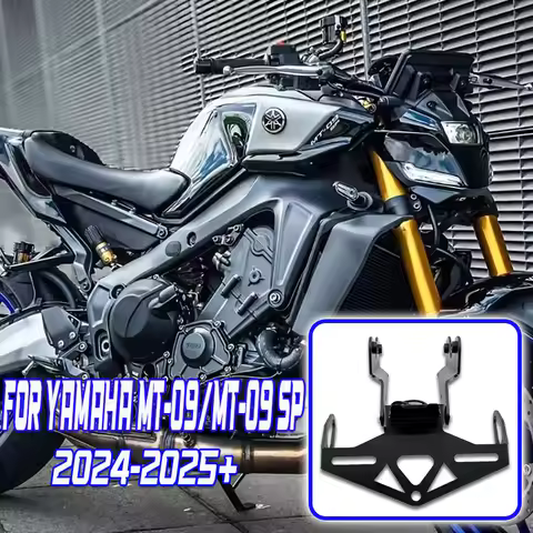 New mt09 Collapsible stainless steels Motorcycle Rear License Plate Holder For Yamaha MT-09 MT-09SP 