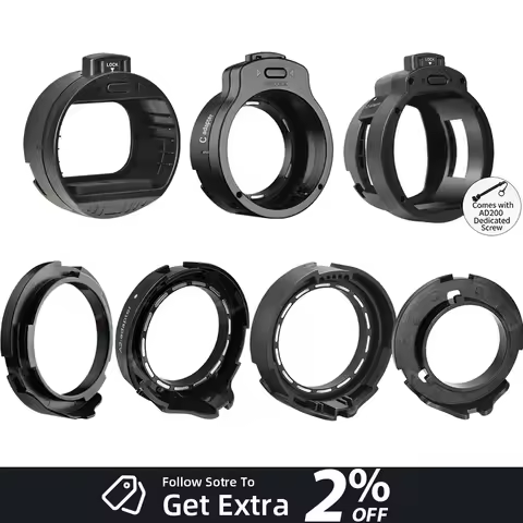 SMDV Softbox Adapter For GODOX NANLITE For Square Head Flash Round Head Flash For Sony Canon