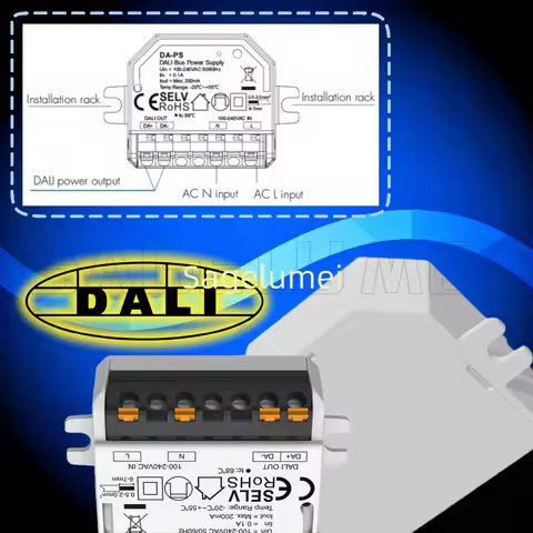 SKYDANCE Mini DALI Bus Power Supply DA-PS AC110V 220V 230V Current 200mA SELV safety standard Applie