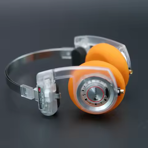 PP Headband Retro Classic Foldable Headphones KSC75 MMCX Driver speaker Detachable MMXC 3.5mm or Blu