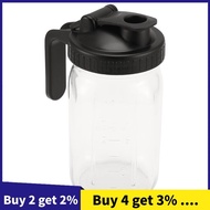 32Oz  Jar Pour Spout Lid -Glass Pitcher Breast Milk Pitcher Seal for Juice,Milk,Coffee,Tea,Lemonade,